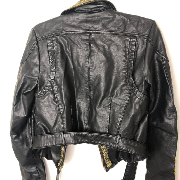 Free People Bang Bang Vegan Moto Jacket - Picture 3 of 5
